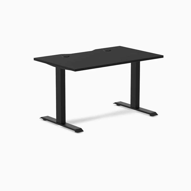 Desky Zero Scalloped Laminate Office Desk