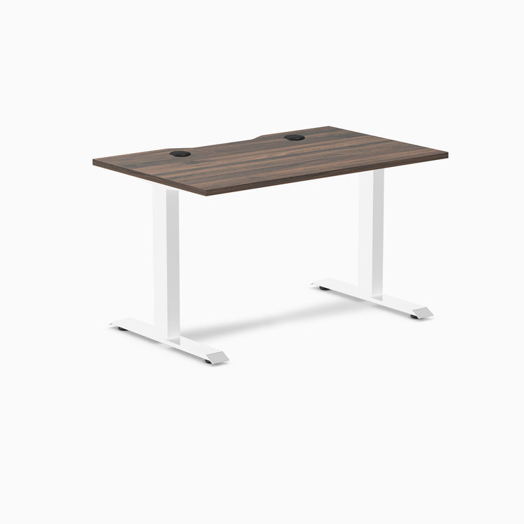 Desky Zero Scalloped Laminate Office Desk