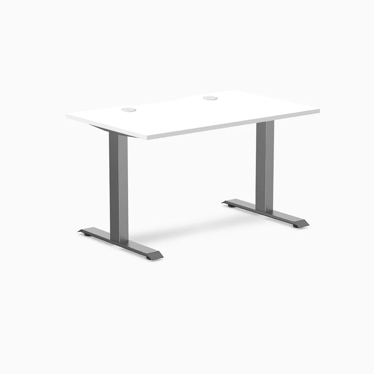 Desky Zero Scalloped Laminate Office Desk