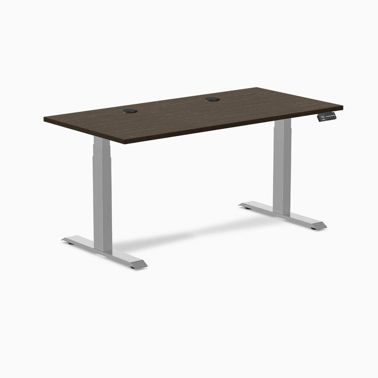Desky Dual Bamboo Sit Stand Desk