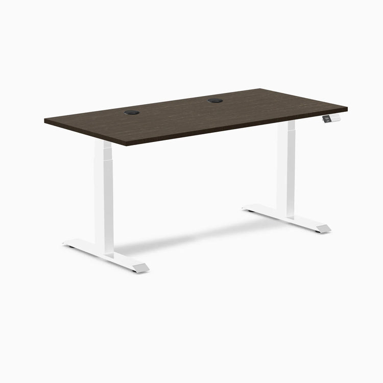 Desky Dual Bamboo Sit Stand Desk