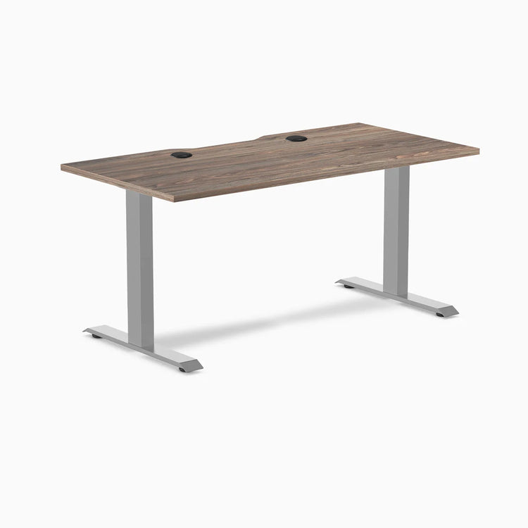 Desky Zero Scalloped Laminate Office Desk