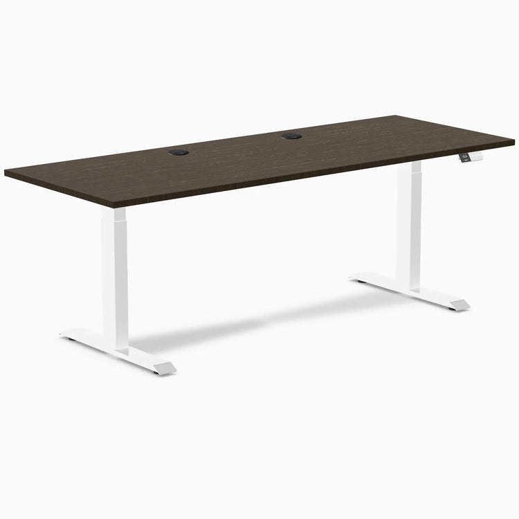 Desky Dual Bamboo Sit Stand Desk