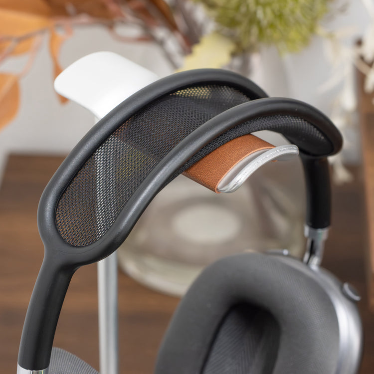 Premium leather headphone stand