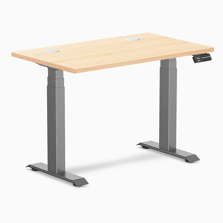 Desky Dual Mini Hardwood Sit Stand Desk