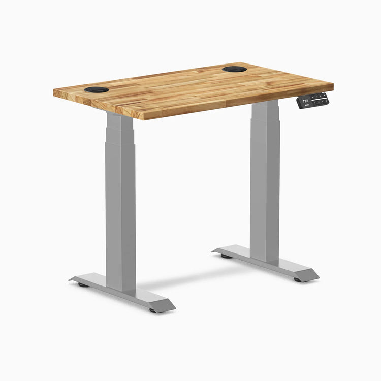 Desky Dual Mini Hardwood Sit Stand Desk