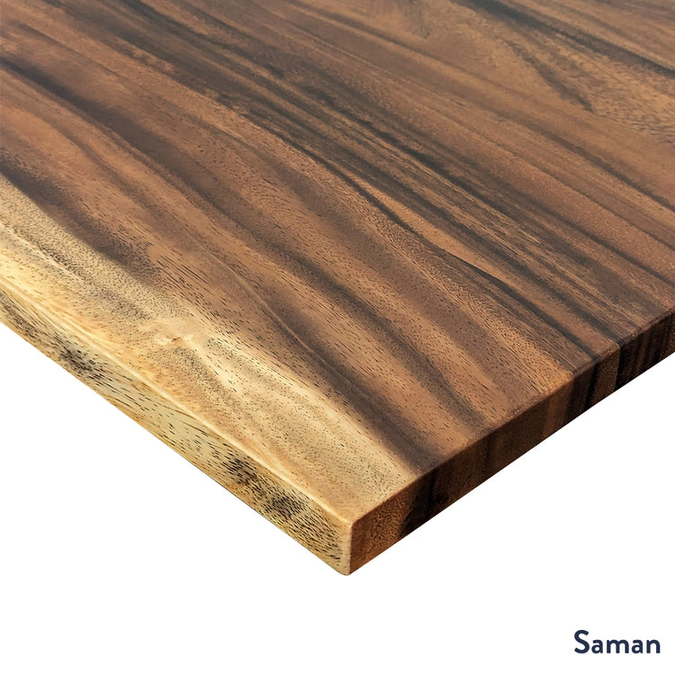 Desky Dual Saman Hardwood Sit Stand Desk Desktop