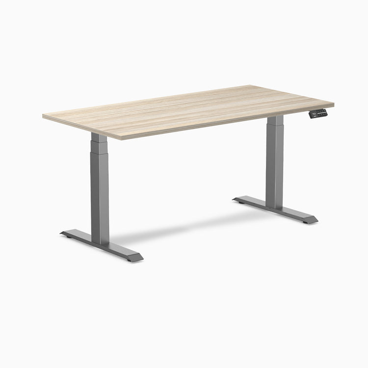 Desky Dual Laminate Sit Stand Desk