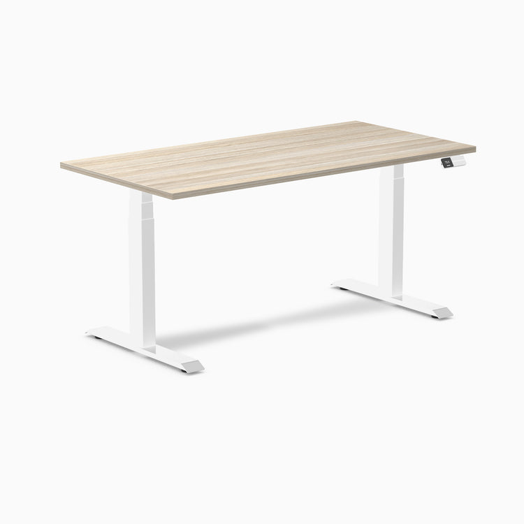 Desky Dual Laminate Sit Stand Desk