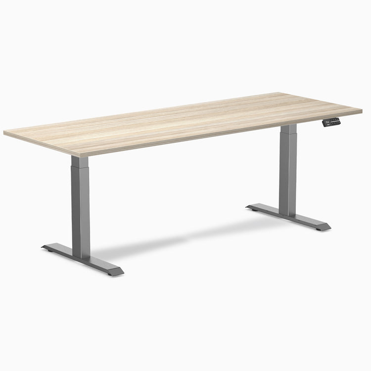 Desky Dual Laminate Sit Stand Desk