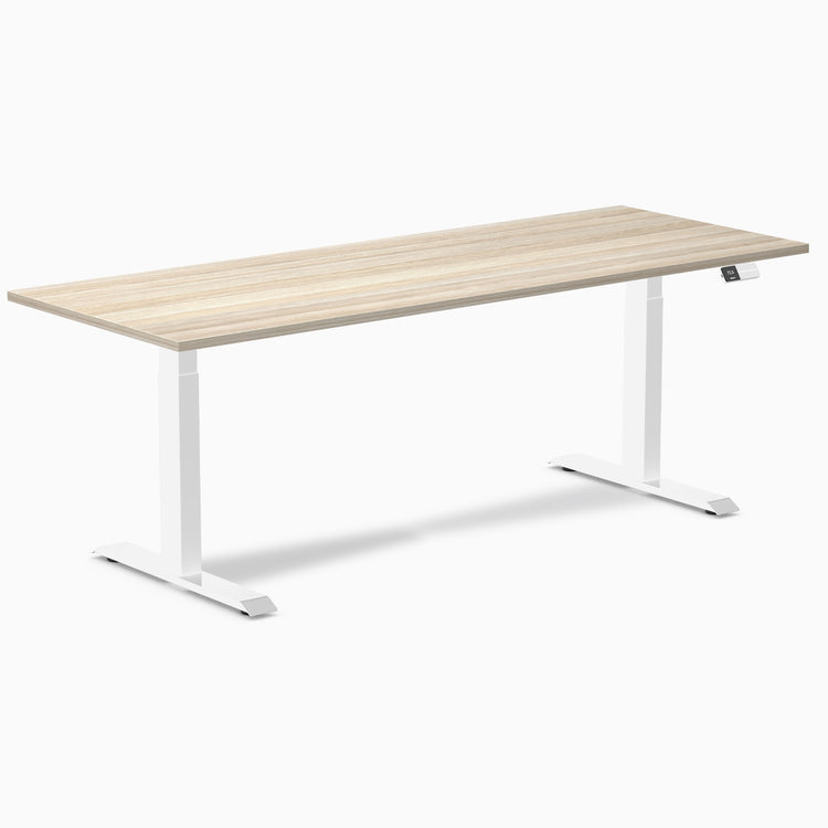 Desky Dual Laminate Sit Stand Desk