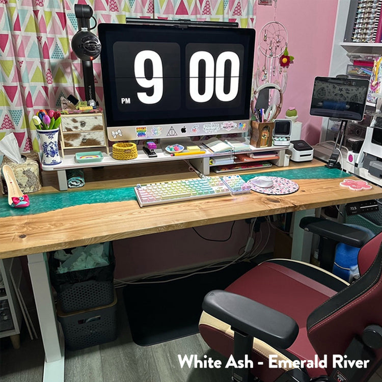 Desky Resin Hardwood Office Desk-Desky®