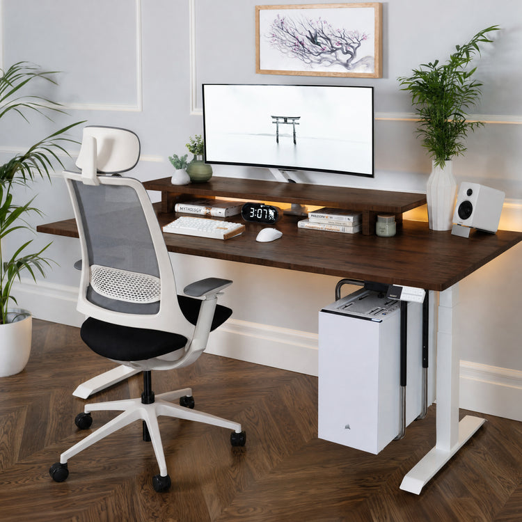 Desky Dual Softwood Sit Stand Desk