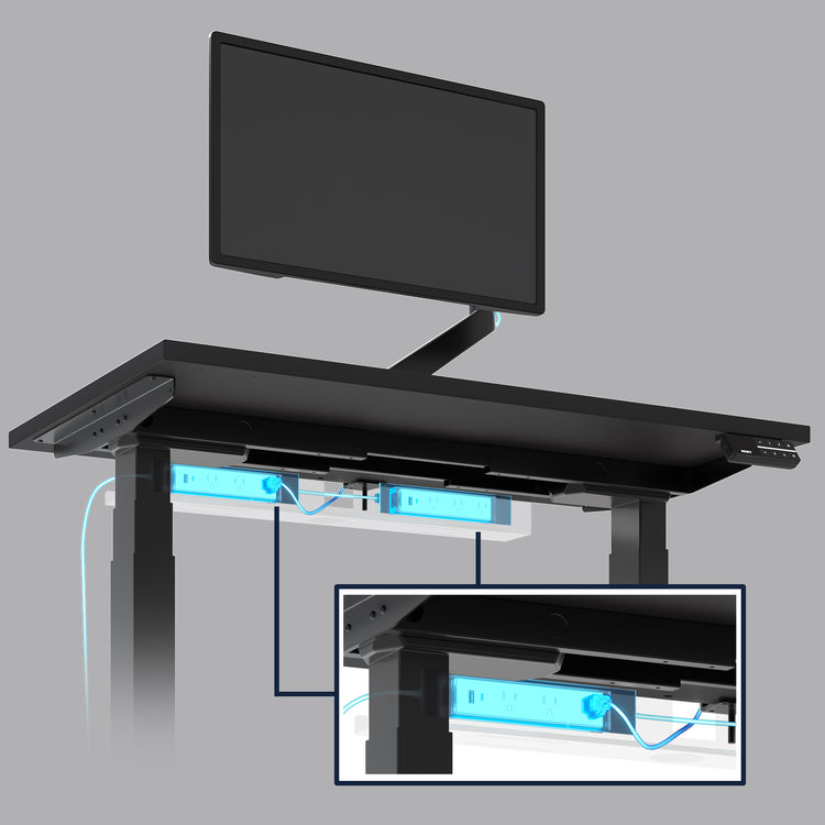 Mini cable power tray desky mini desk
