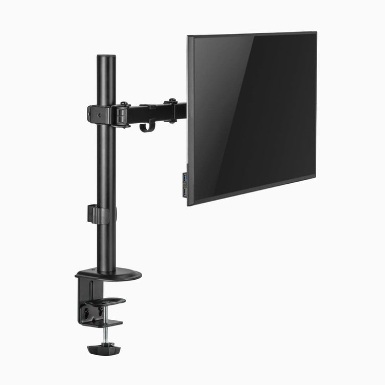Single monitor mount in black - Desky