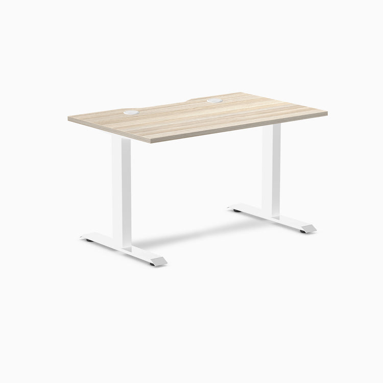 Desky Zero Scalloped Laminate Office Desk