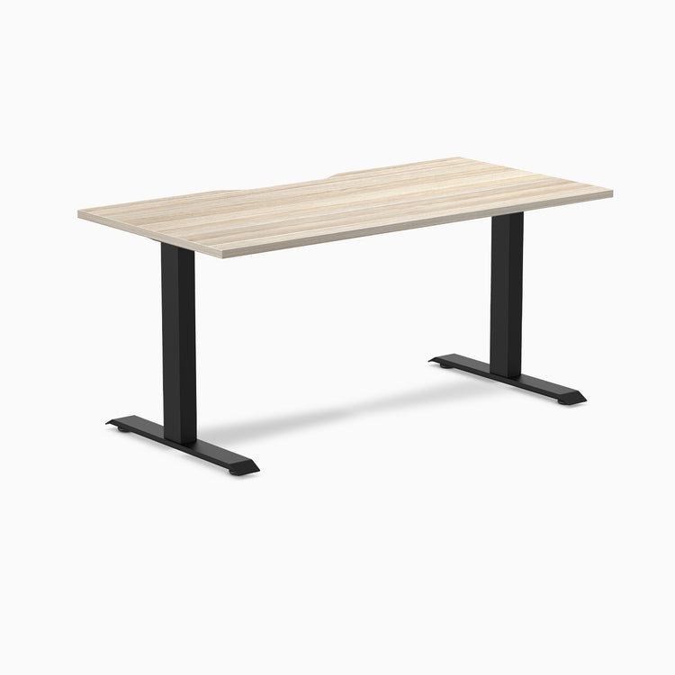 Desky Zero Scalloped Laminate Office Desk