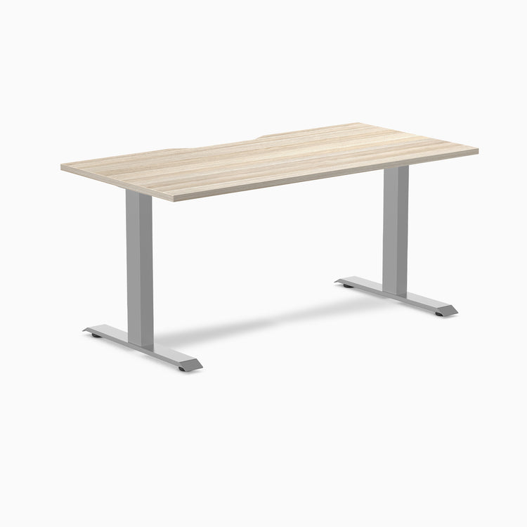 Desky Zero Scalloped Laminate Office Desk