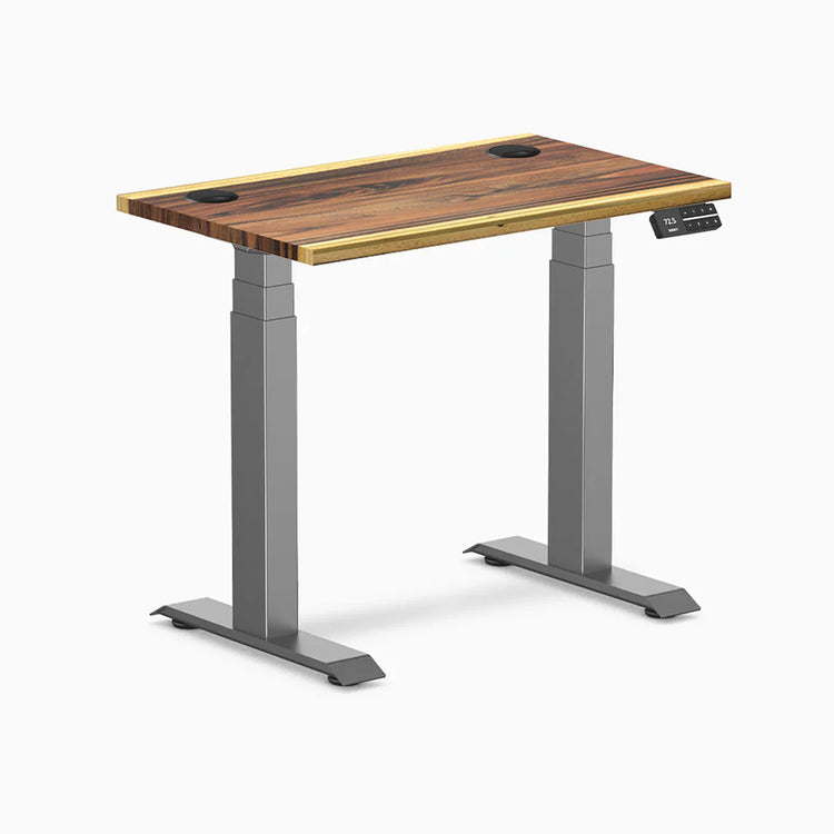 Desky Dual Mini Hardwood Sit Stand Desk