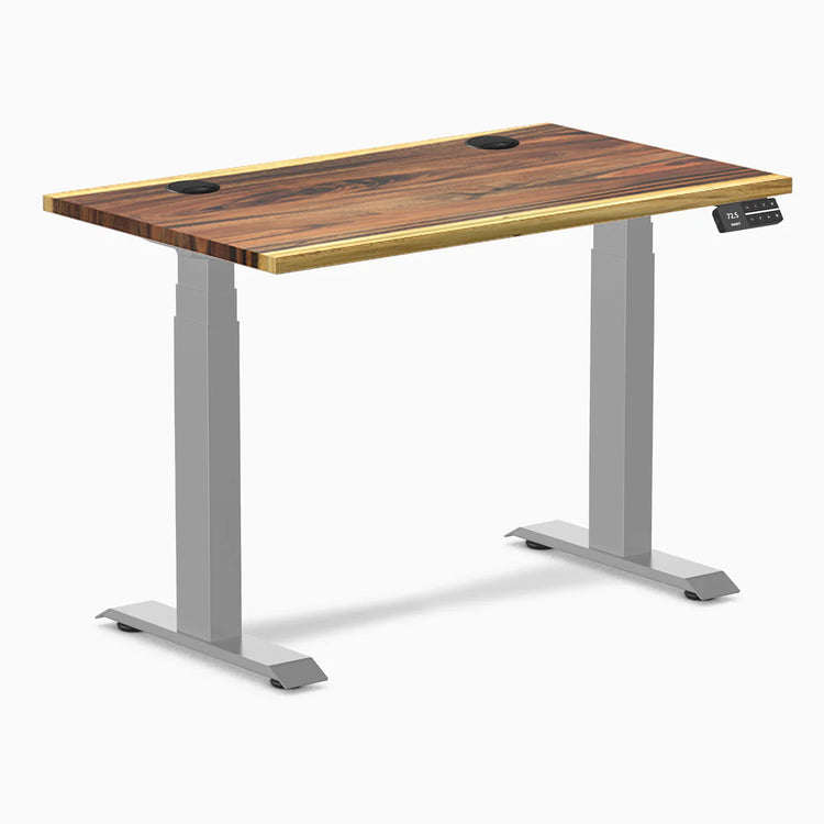 Desky Dual Mini Hardwood Sit Stand Desk