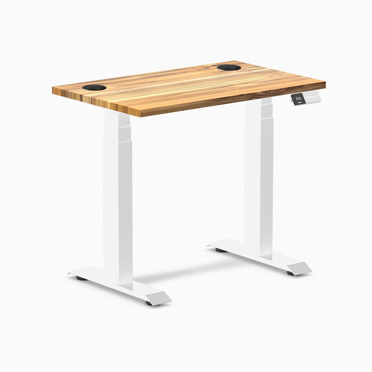 Desky Dual Mini Hardwood Sit Stand Desk