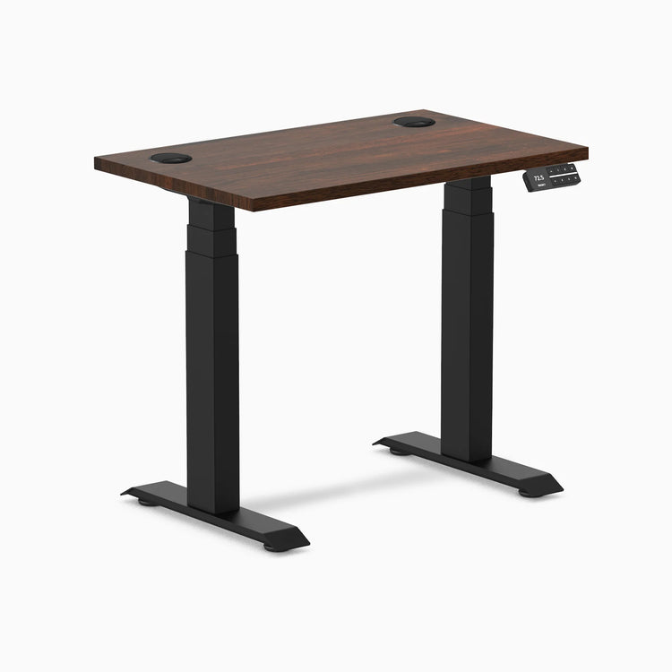Desky Dual Mini Rubberwood Sit Stand Desk
