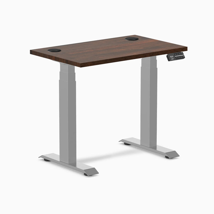 Desky Dual Mini Rubberwood Sit Stand Desk