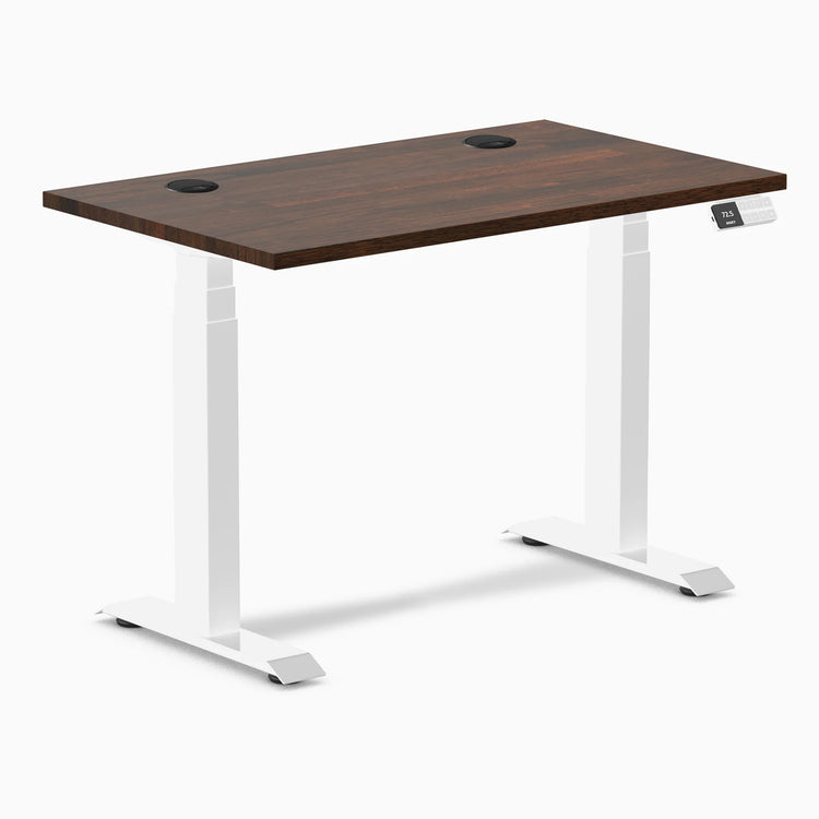 Desky Dual Mini Rubberwood Sit Stand Desk