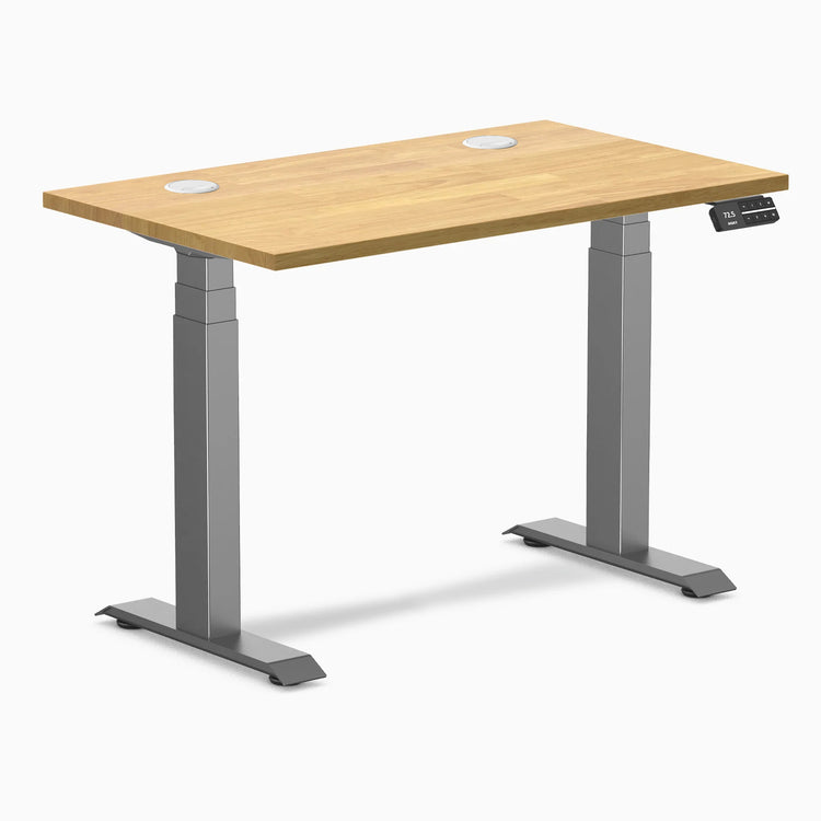 Desky Dual Mini Rubberwood Sit Stand Desk