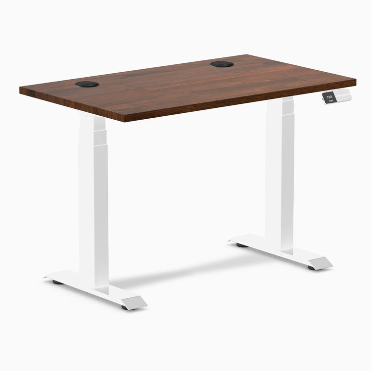 Desky Dual Mini Rubberwood Sit Stand Desk