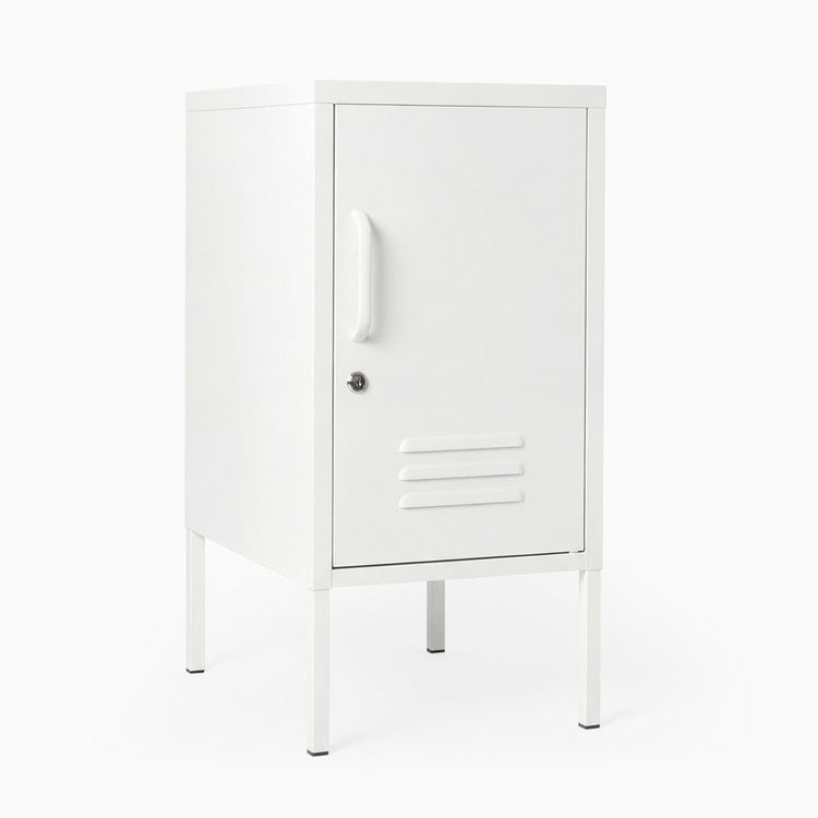Desky Oslo Metal Locker Cabinet-Accessories-Desky-White-Right Opening-Desky® Australia