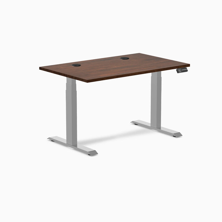 Desky Dual Rubberwood Sit Stand Desk
