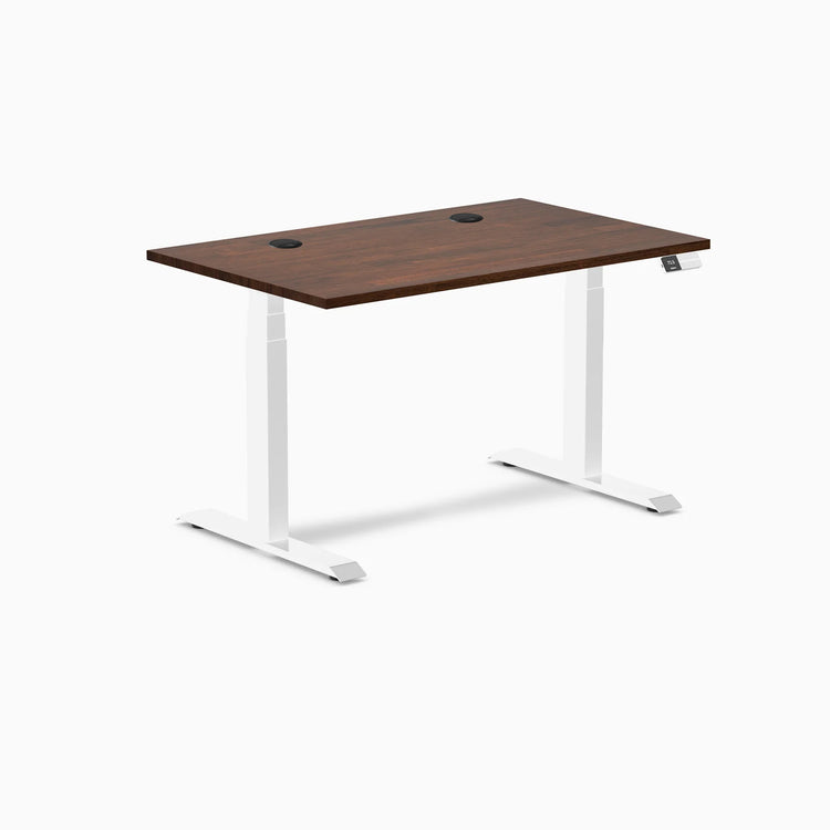 Desky Dual Rubberwood Sit Stand Desk