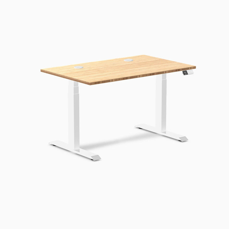 Desky Dual Bamboo Sit Stand Desk