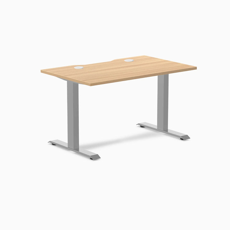 Desky Zero Scalloped Laminate Office Desk