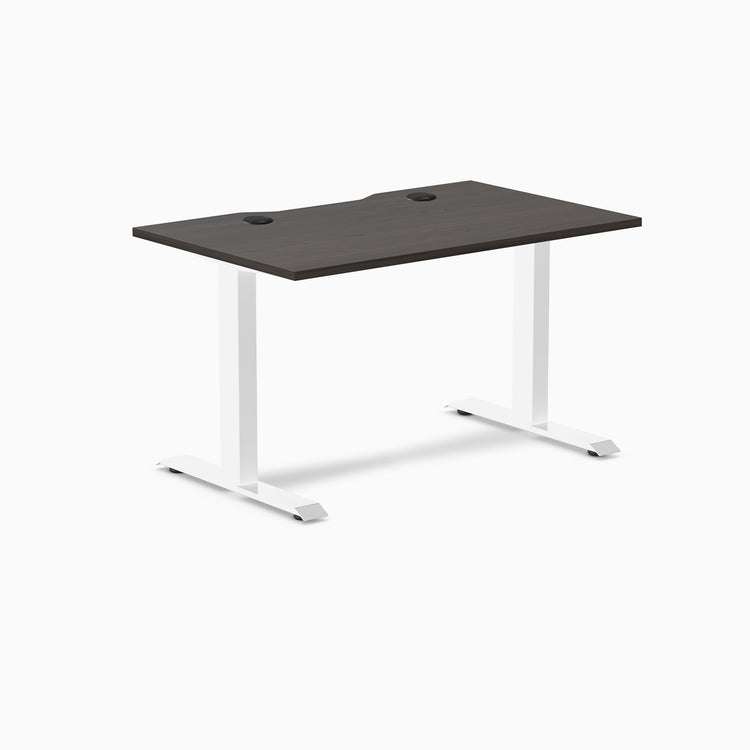 Desky Zero Scalloped Laminate Office Desk