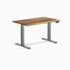 Desky Dual Hardwood Sit Stand Desk - Saman 1200 mm space grey frame