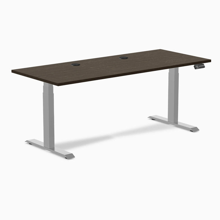 Desky Dual Bamboo Sit Stand Desk