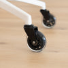 Clear desky caster wheels