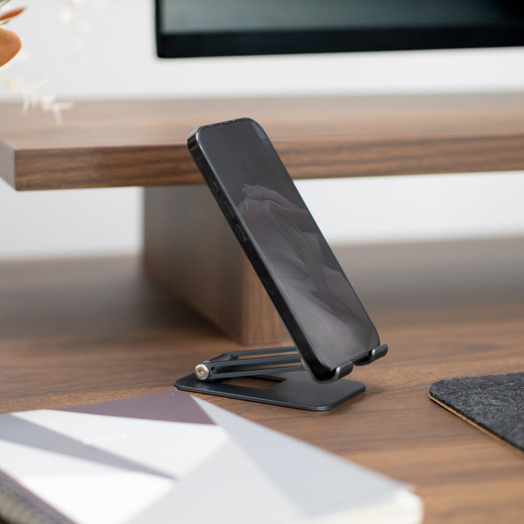 dark grey phone stand 