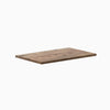 Desky Mini Walnut Hardwood Desk Top, 25mm thick, with a smooth, warm brown finish.