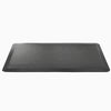 Black rectangular anti-fatigue standing mat with a rugged polyurethane foam surface and bevelled edges.