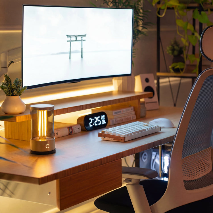 Desky Beacon Cordless Lamp on Desky desk wireless