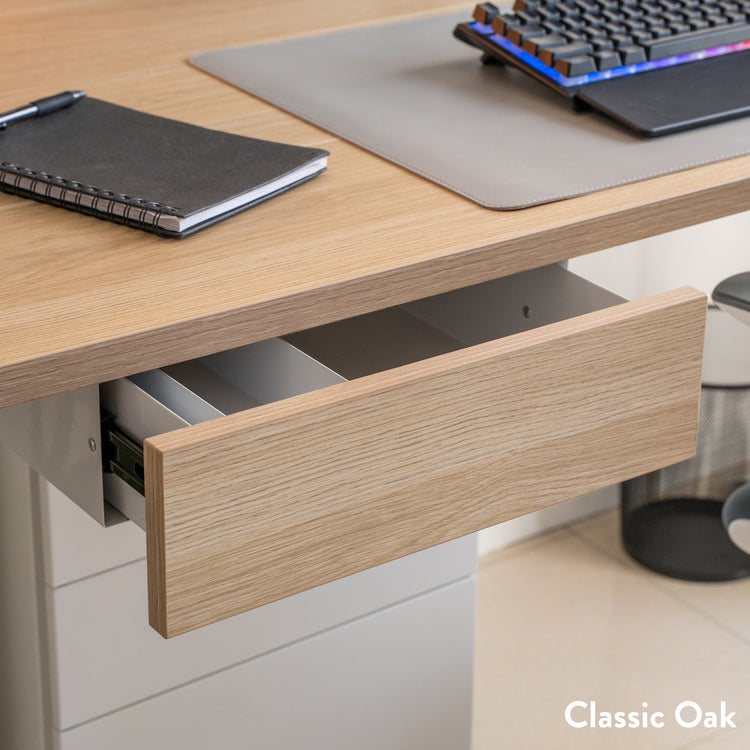 classic oak melamine drawer