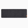 desky cork felt desk pad dark grey colour