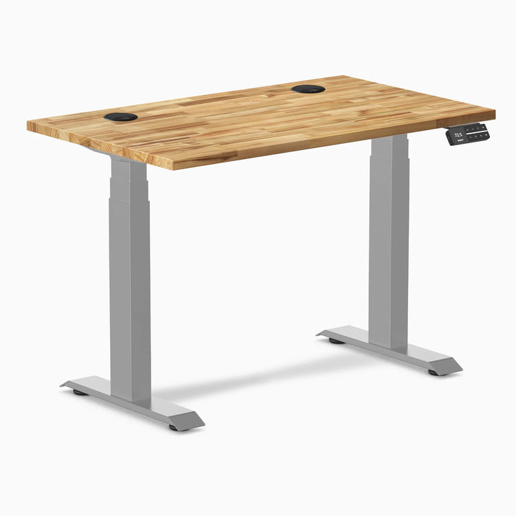 Desky Dual Mini Hardwood Sit Stand Desk