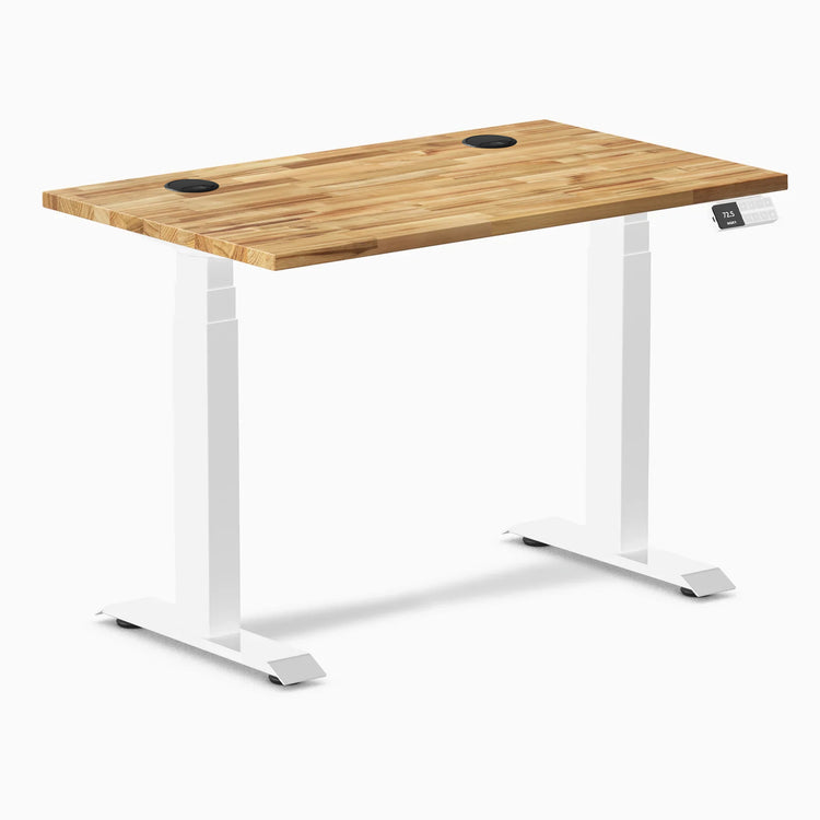 Desky Dual Mini Hardwood Sit Stand Desk