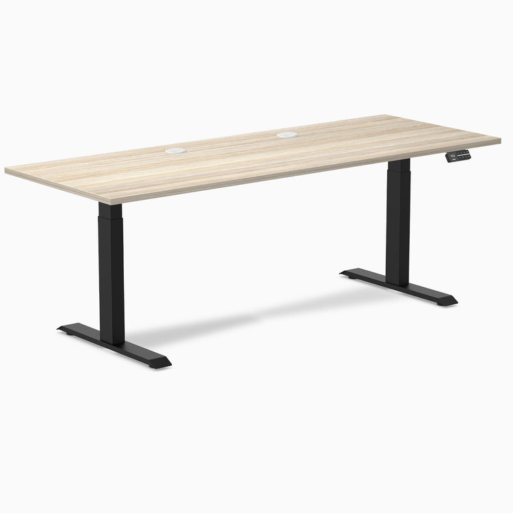 Desky Dual Laminate Sit Stand Desk
