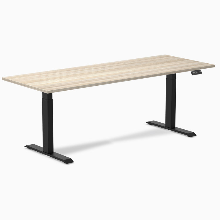 Desky Dual Laminate Sit Stand Desk