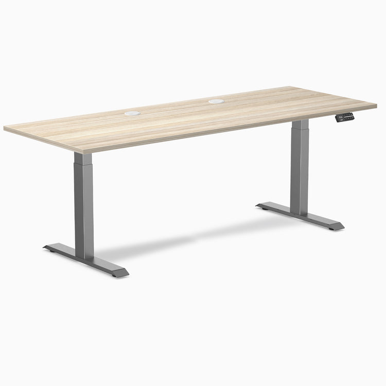Desky Dual Laminate Sit Stand Desk